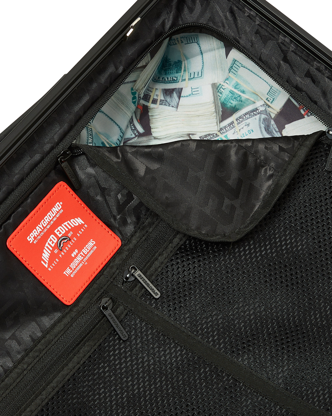 MONEYBEAR VAULT: HARDSHELL CARRY-ON LUGGAGE
