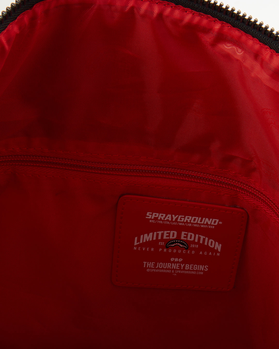 MONEY CAMO (RED) DUFFLE